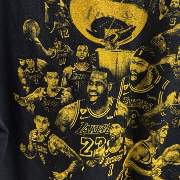 Lakers basketball t shirt Mens XLarge Suna Tag 2020 Champions  NBA Graphic Tee - Picture 5 of 11